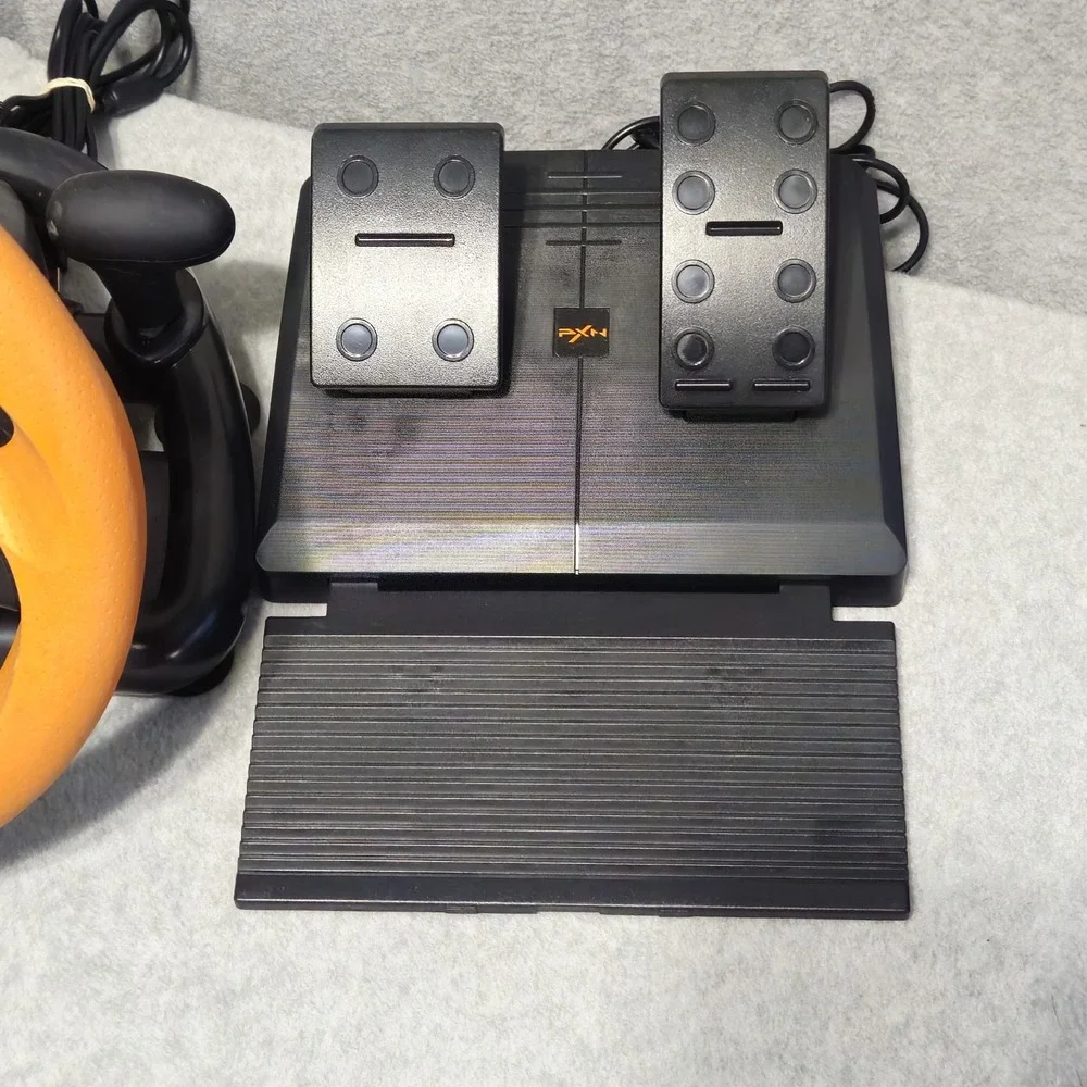 PXN V3Pro Racing Wheel With Pedals Orange Xbox Switch PC PXNV3IIO Wired